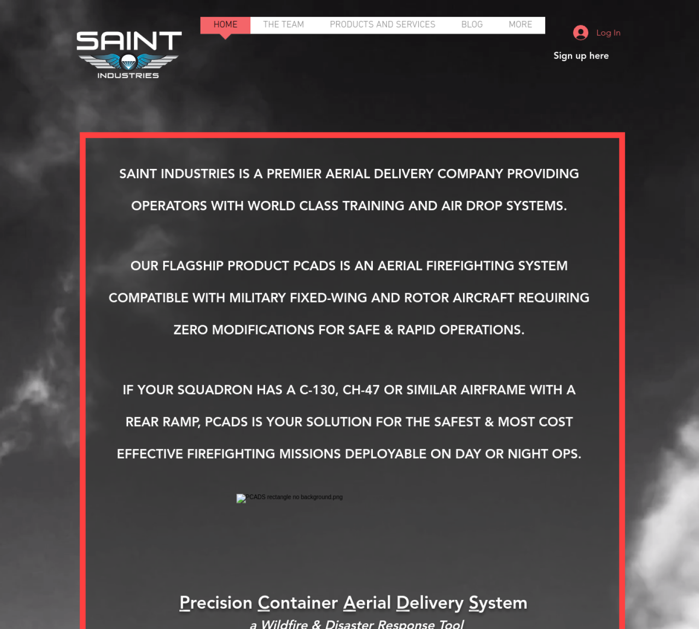 Saint Industries — original website